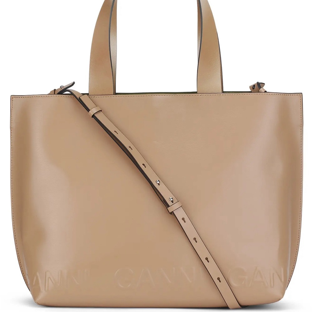 👩🏻‍💻 Ganni Extra Wide Banner Tote
